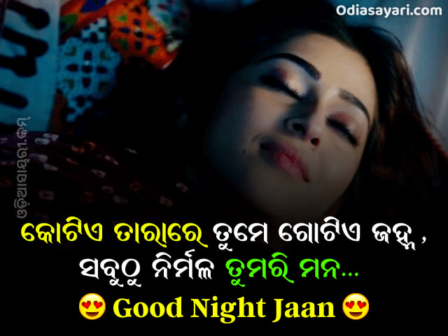 Good Night Love Shayari Odia